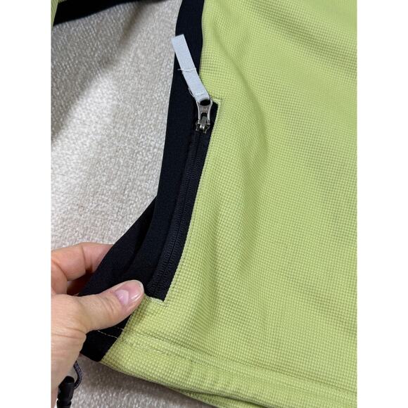 Marker Women Medium Green Black Zip Front Long Sleeve Lightweight Cycling Jacket - Picture 9 of 11